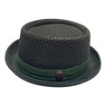 thumbnail image 4 of Lispipm Summer Mesh Pork Pie Hat for Men Women Roll Brim Retro Party Cap Travel Beach Sun Hats Classic Outdoor Breathable Caps Green, 4 of 4