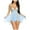 Light blue, variant on BJUTIR Womens Lingerie Sets Bra And Panty Jumpsuit Fashion Lace Underwear Sleepwear Pajamas Garter