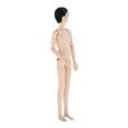 thumbnail image 3 of figatia Ball Jointed Doll Unpainted Body Molds Parts 3D Eyes Making Accessory - Black,, 3 of 8