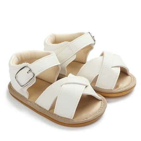 

Summer Shoes Beach Toddler Prewalker Baby Girls Roman Sandals Cross Children Baby Shoes