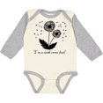 thumbnail image 3 of Inktastic I'm a Wish Come True Dandelion in Black Boys or Girls Long Sleeve Baby Bodysuit, 3 of 5
