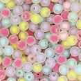 thumbnail image 1 of Un paquete de cuentas de colores acrílicos con una mezcla de colores mate., 1 of 6