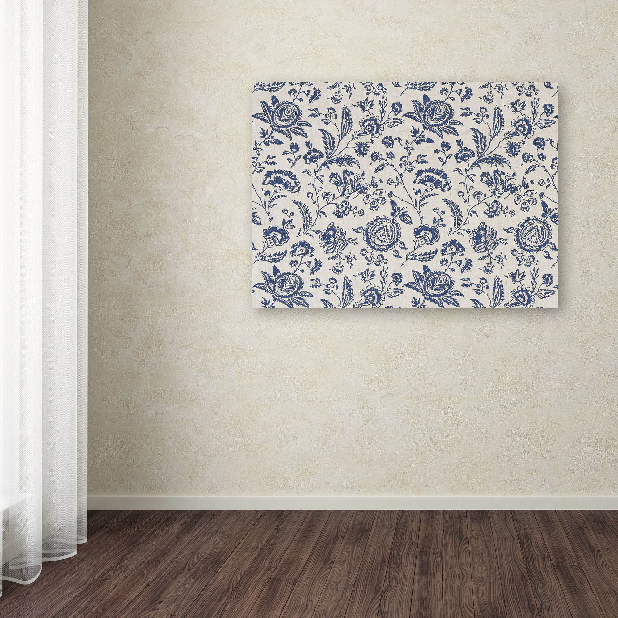 Trademark Fine Art "Toile Fabrics IX" Canvas Art by Color Bakery