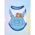 thumbnail image 2 of PETSIN 1 Pce Motif Ours et Rayures pour Chat et Chien pour l'Été, 2 of 4