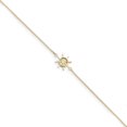 thumbnail image 4 of 14K Yellow Gold Polished Captains Wheel w/1in. Ext. Anklet, 4 of 5