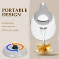 thumbnail image 3 of Aigostar Juliet - Mini Electric Tea Kettle, 1.0 L BPA-Free Portable Electric Water Kettle, 1100W, Grey and White, 3 of 10