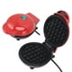 thumbnail image 3 of Mini Waffle Maker Stick Proof Double Sided Round Multifunctional Breakfast Machine for Toast Sandwich BRA Round Plug 110V Red, 3 of 5