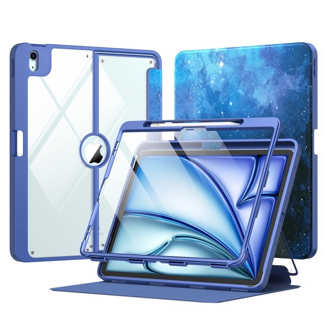Funda para iPad Air 13 MoKo M3 2025 y M2 2024 con soporte para lápices