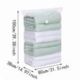 thumbnail image 3 of YOTQUSKI Compression Bags Storage, Space Saving Bags, Reusable Thickened Transparent Space Saver Bags, Suitable for Travel, Move Dormitory, Wardrobe Storage, 3 of 5
