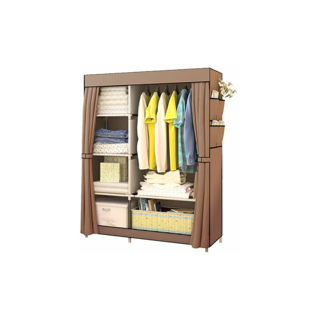 Portable Closet, Space-saving Wardrobe with Foldable Design, Easy Assembly, Spacious Storage For Your Wardrobe, Water-resistant Non-woven Fabric, For Bedroom And Cloakroom