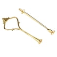 thumbnail image 3 of Multi-tiers Cake Tray Stand Handle Fruit Plate Hardware Fitting Holder for Wedding Birthday Party[2-tiers Crown Gold], 3 of 3