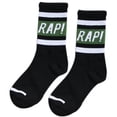 thumbnail image 4 of fastboy 1 Paire de Chaussettes Lettres Hip Hop pour Femmes Hommes Style Sport Rayé, 4 of 9