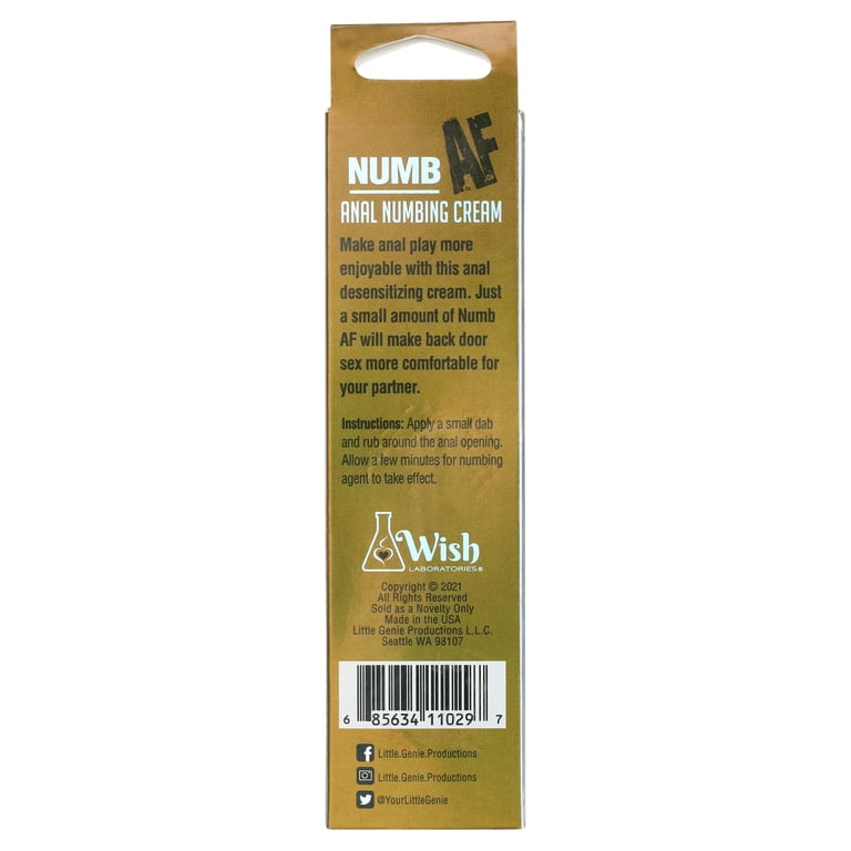 Numb AF Anal Desensitizer Gel Unflavored 1.5oz