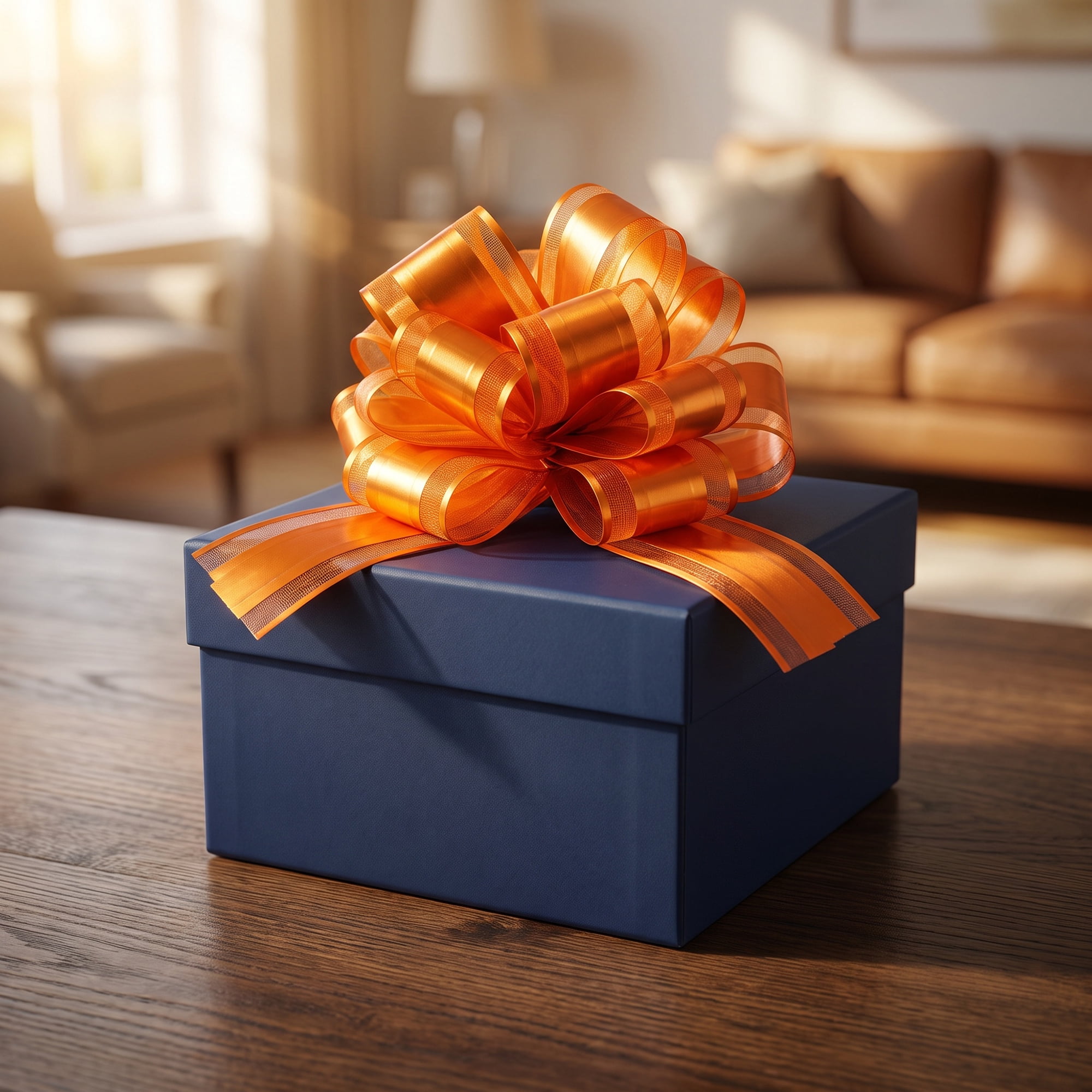 Unique Bargains Elegant Multi-Layered Star Bows for Gift Wrapping and Decoration Orange