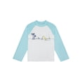 thumbnail image 3 of BCool Boys Long Sleeve Rash Guard Swim Top and Swim Trunks 2-Piece Set, Sizes 4-12, 3 of 4