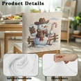 thumbnail image 7 of TSOVTHRID Dining Chair Back Slipcover Snowman Cowboy Candy Cane Print Chair Back Cover Stretchable Chairs Protector Slipcovers for Home Dining Room Kitchen Hotel Christmas Decor, Set of 6, 7 of 7