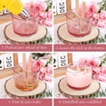 thumbnail image 4 of CONNOO 6 Pack 16 oz Candle Jars - 3 Wick Pink Empty Glass Candle Jars Come with Metal Lids Sticky Warning Labels and a Candle Wick Kit for Candle Making- Dishwasher Safe, 4 of 7