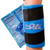 Cool Relief Soft Gel Ice Pack for Knee - Reusable Cold Therapy Compression Knee Wrap
