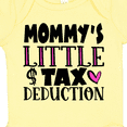 thumbnail image 4 of Inktastic Mommy's Little Tax Deduction Pink Hearts Boys or Girls Baby Bodysuit, 4 of 5