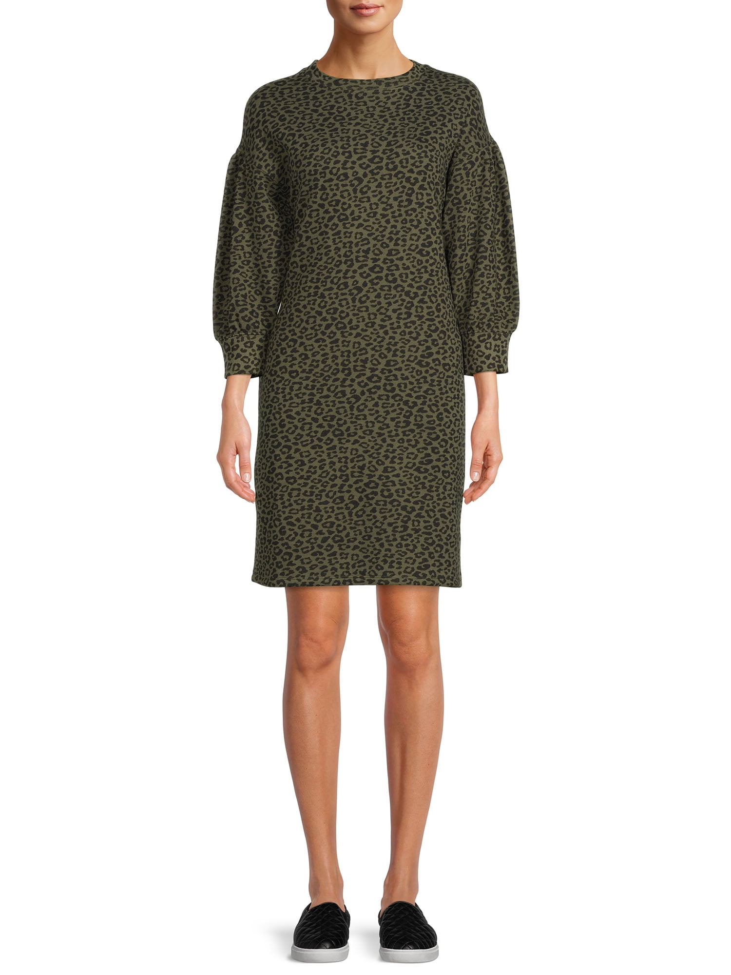 Time and Tru Women's Sweatshirt Dress 