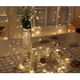 thumbnail image 2 of Cuerda, 9,8 pies/30 luces LED de cadena de hadas, luces de cadena que funcionan con pilas para decoración de interiores y exteriores, bodas, fiestas en el hogar, vacaciones. Ormromra HMJM430, 2 of 7