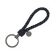 thumbnail image 1 of Inteprter LLavero de cuerda tejida trenzada de cuero, resistente al desgaste, bolsa de bricolaje, colgante exquisito, resistente al agua, Artesanía Negro 3.3*9 cm, 1 of 6