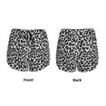 thumbnail image 6 of Goofa Similar To Leopard Print Printed Women 2 in 1 Running Shorts,Quick Dry Athletic Workout Shorts,High Waisted Athletic Shorts with Liner Pockets-Small, 6 of 9