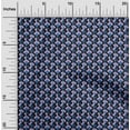 thumbnail image 1 of oneOone Polyester Lycra Medium Blue Fabric Chevron Geometric Dress Material Fabric Print Fabric By The Yard 56 Inch Wide, 1 of 4