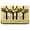 Gold, variant on Leo Quan Badass Bass III Bass Bridge, Grooved Saddles - NICKEL