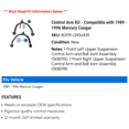 thumbnail image 2 of Control Arm Kit - Compatible with 1989 - 1996 Mercury Cougar 1990 1991 1992 1993 1994 1995, 2 of 2