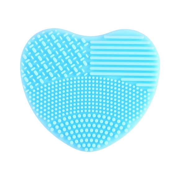 Greensen 7Colors Makeup Brush Cleaner Silicone Heart Glove Cleaning Cosmetic Board Washing Scrubber, Cosmetic Cleaning Tool, Brush Washing Scrubber
