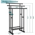 thumbnail image 6 of Kayfia 40" H Free Standing Towel Rack, 3 Tier Alloy Steel Towel Rack Stand with Basket, 6 of 8