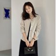 thumbnail image 2 of Loose Short Coat Women‘s Spring/Summer 2023 New Korean Style Artistic Solid Color Linen Sunscreen Top, 2 of 5