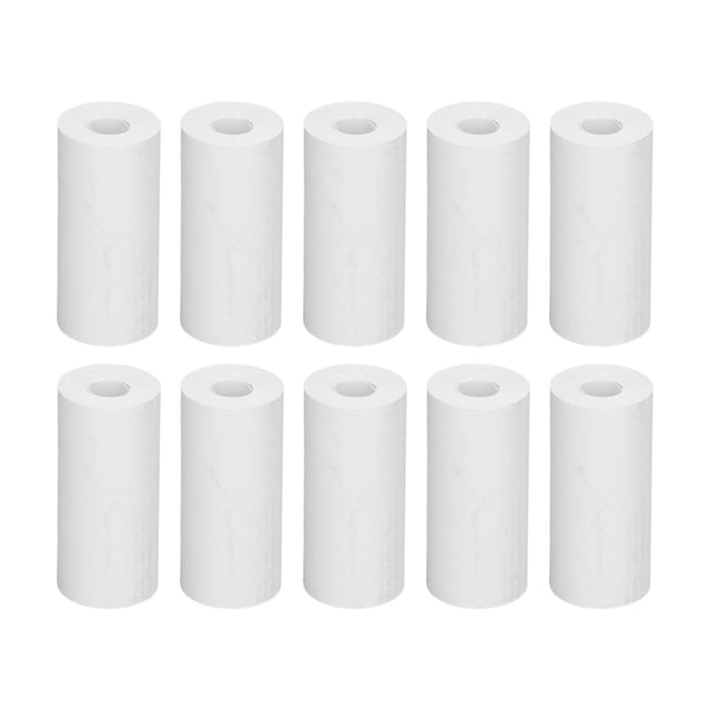 Rollo de papel térmico para recibos, 10 rollos de papel térmico para impresión térmica, papel térmico confiable y duradero
