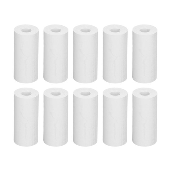 Rollo de papel térmico para recibos, 10 rollos de papel térmico para impresión térmica, papel térmico confiable y duradero