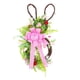 thumbnail image 4 of Corona de Conejo de Pascua, Corona Decorativa de Primavera para Puerta Delantera, Pared de Granja, 4 of 9
