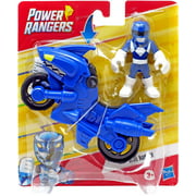 HASBRO Power Rangers Playskool Heroes Blue Ranger Figure & Vehicle
