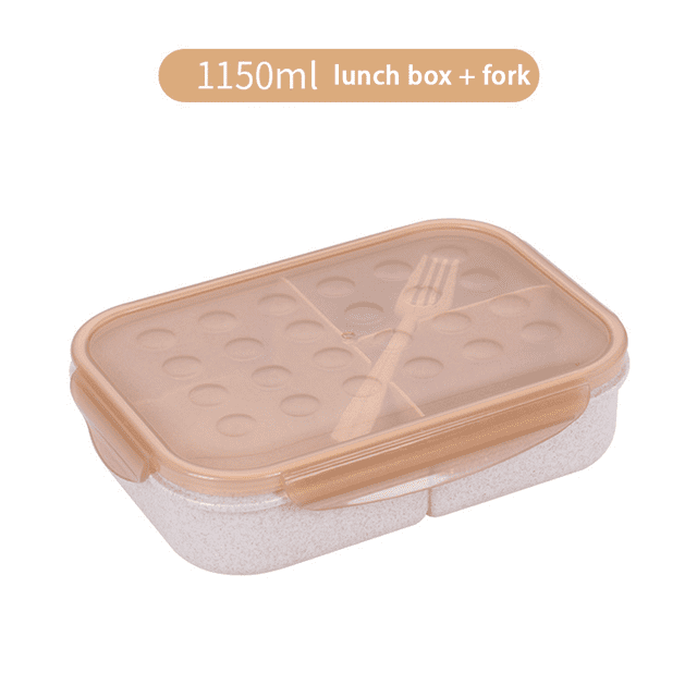 Bento Box,Caja Bento para niños,Caja de almuerzo ideal a prueba de fugas para niños,Caja de almuerzo para niños Mom's Choice,Sin BPA ni colorantes químicos,Contenedores de almuerzo aptos para microond