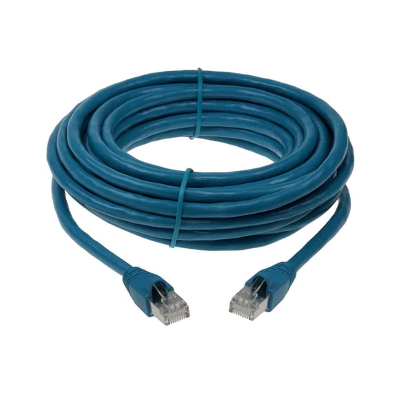 SF Cable Cat6A Shielded (STP) Ethernet Cable, 100 feet - Blue