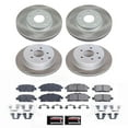 thumbnail image 2 of PowerStop Front and Rear Semi-Coated Rotor and Low-Dust Ceramic Brake Pad Kit SC6361, 2 of 3