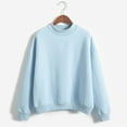 thumbnail image 6 of Greyghost Women's Basic Ultra Soft Solid Crew Neck Sweatshirt, 6 of 6