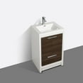 thumbnail image 4 of Eviva Grace 24 in. Gray Oak and White Bathroom Vanity with White Integrated Acrylic Countertop, 4 of 4