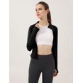 thumbnail image 4 of ORUYROP Veste de Course Légère Extensible pour Femmes avec Fermeture Éclair Complète et Trous pour les Pouces, 4 of 6