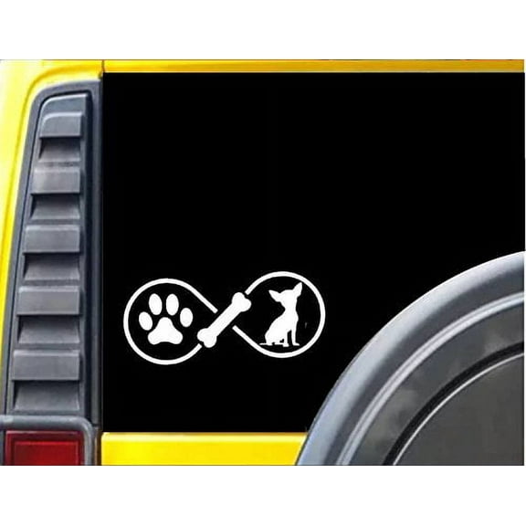 Chihuahua Infinity Decal 8" wide Sticker *J411*