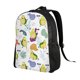 thumbnail image 2 of Fotbe Orange Green Avocado Mochila de Viaje para Laptop, Mochila Ejecutiva Delgada y Resistente 15.6", 2 of 8