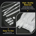 thumbnail image 4 of 12x285mm Thermal Binding Strips, 50PCS Glue Strips Tape Hot Melt Adhesive with Mesh Backing for Book Binding Repair Albums Pictures Files Crafts A4 Letter Size, White, 4 of 6