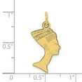 thumbnail image 3 of 10K Yellow Gold Charm Pendant Themed 25 mm 13 Egyptian Head, 3 of 3