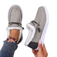 thumbnail image 5 of Willtoo Winter Flat Shoes Womens Round Toe Thick Sole Casual Loafers Warm Plush Lined Fuzzy Slip On Platform Shoes Non Slip Comfortable Walking Shoes, 5 of 5