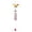 B004- D, variant on Hanging Butterfly Wind Chime Ornament, Hanging Butterfly Decorations, Outdoor Butterfly Decor, Butterfly Outdoor Decor, 11X6 Inch 1Pc Metal Craft Hanging Accent for Home Outdoor