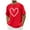 Red, variant on UVEASISHA Men's Heart Graphic Tees for Men Crew Neck Short Sleeve T-Shirts Regular Fit Casual Valentines Day Shirt Fashion Gift Ideas Red S